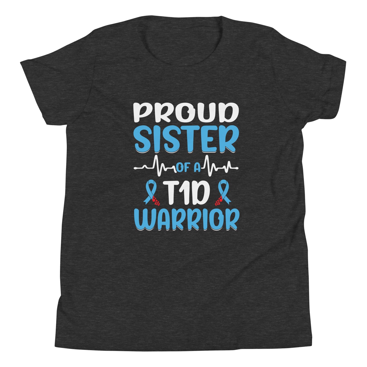 Diabetes Awareness Quality Cotton Bella Canvas Youth T-Shirt