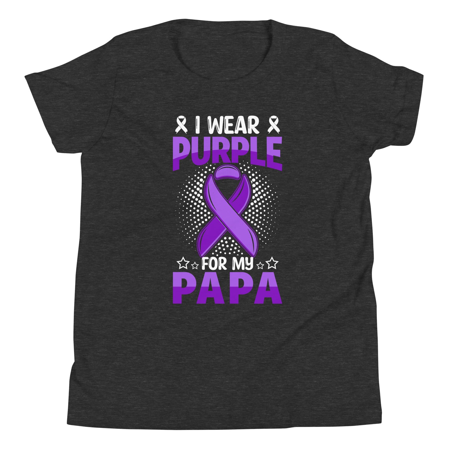 Alzheimer's Awareness Quality Cotton Bella Canvas Youth T-Shirt