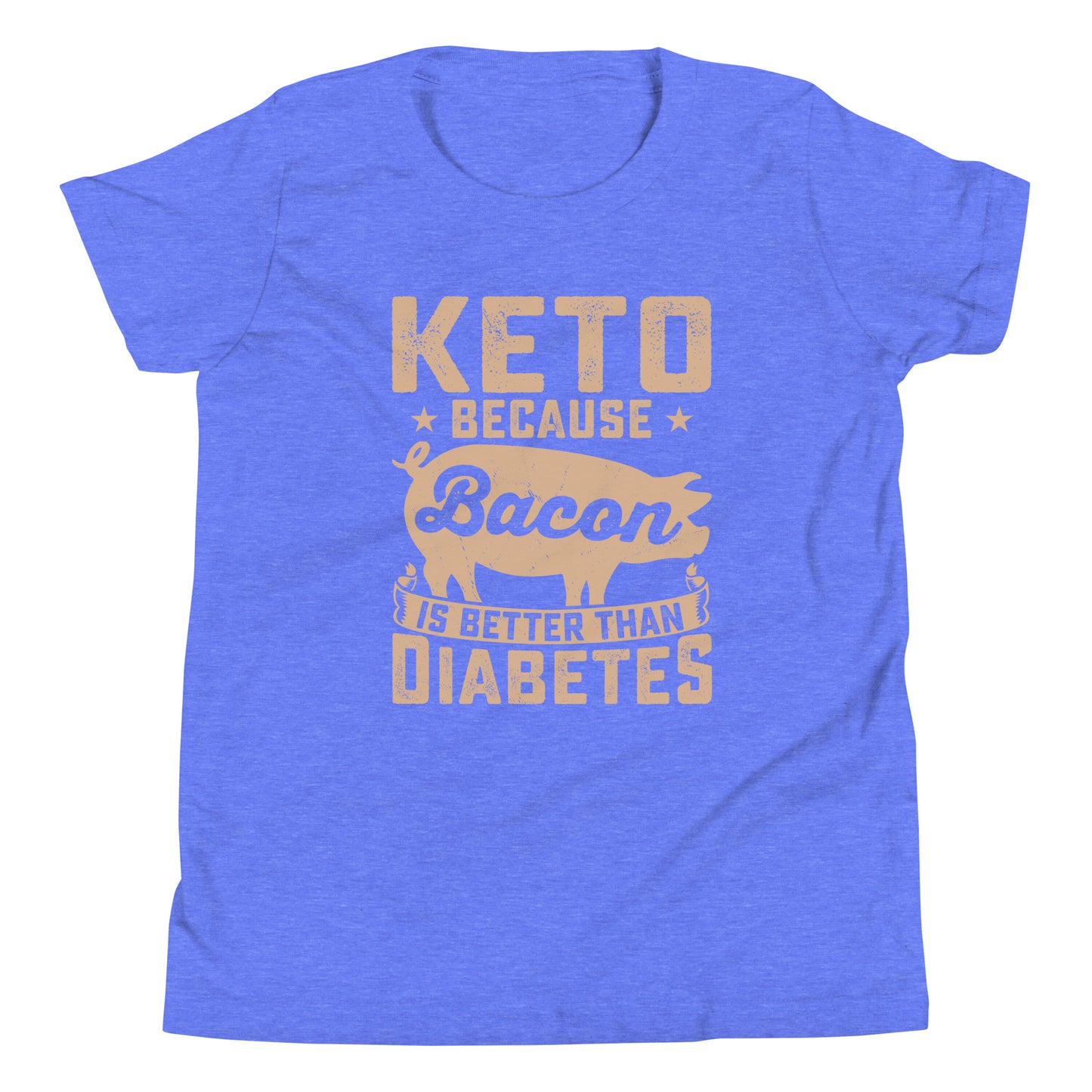 Diabetes Awareness Quality Cotton Bella Canvas Youth T-Shirt
