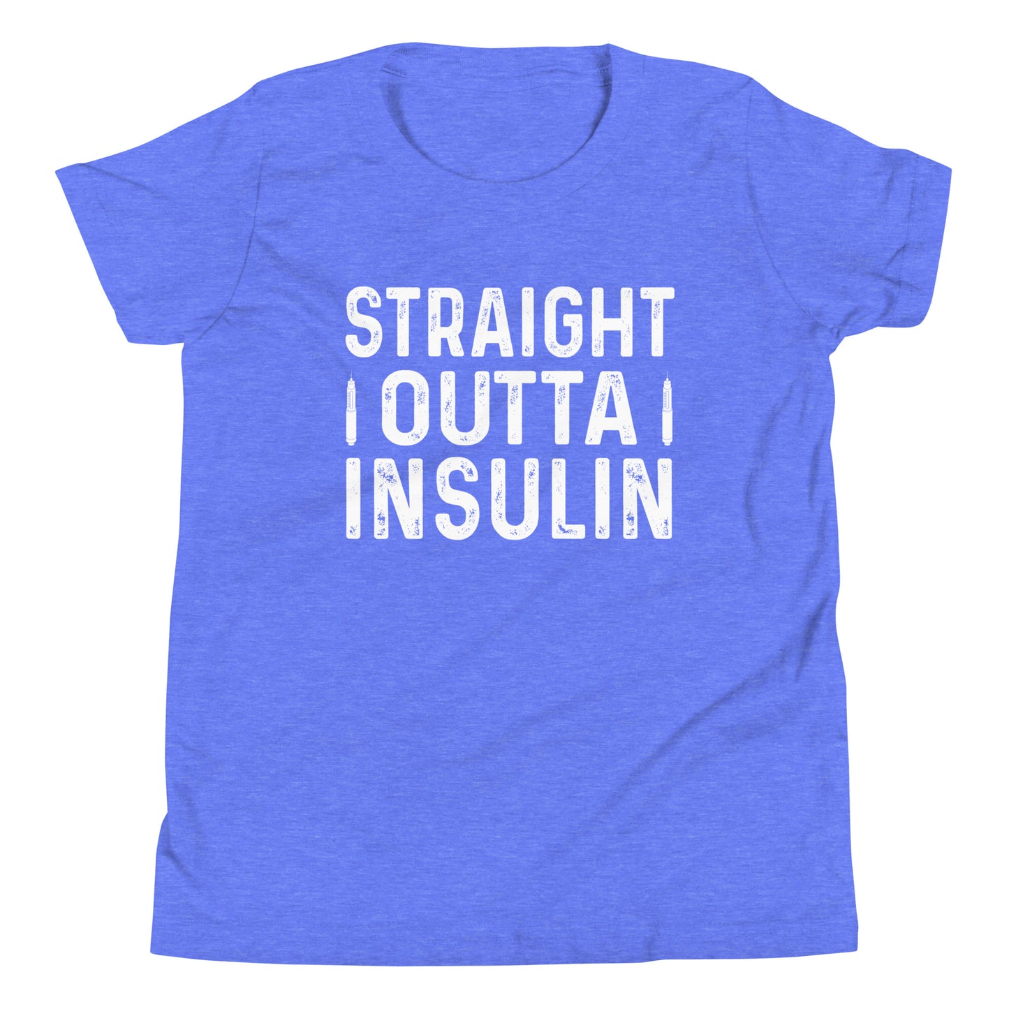 Diabetes Awareness Quality Cotton Bella Canvas Youth T-Shirt