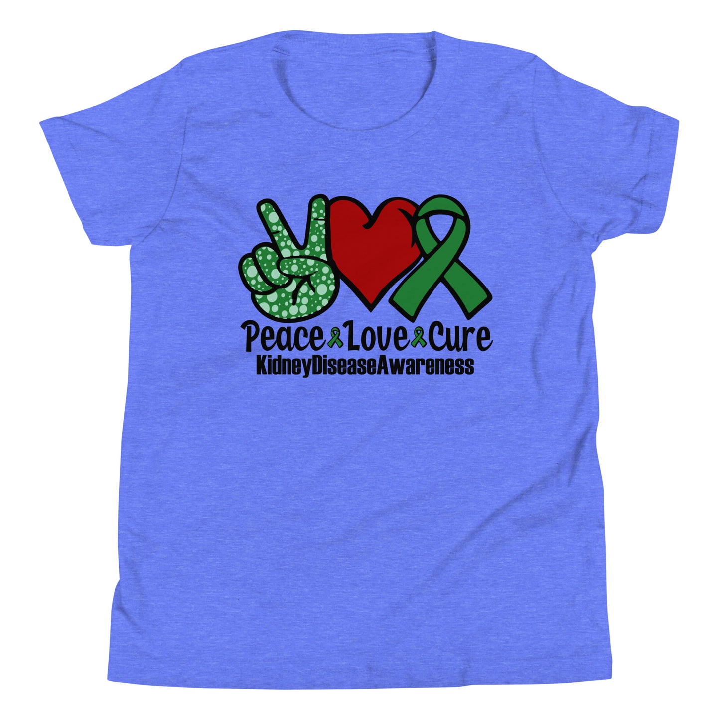 Kidney Awareness Quality Cotton Bella Canvas Youth T-Shirt