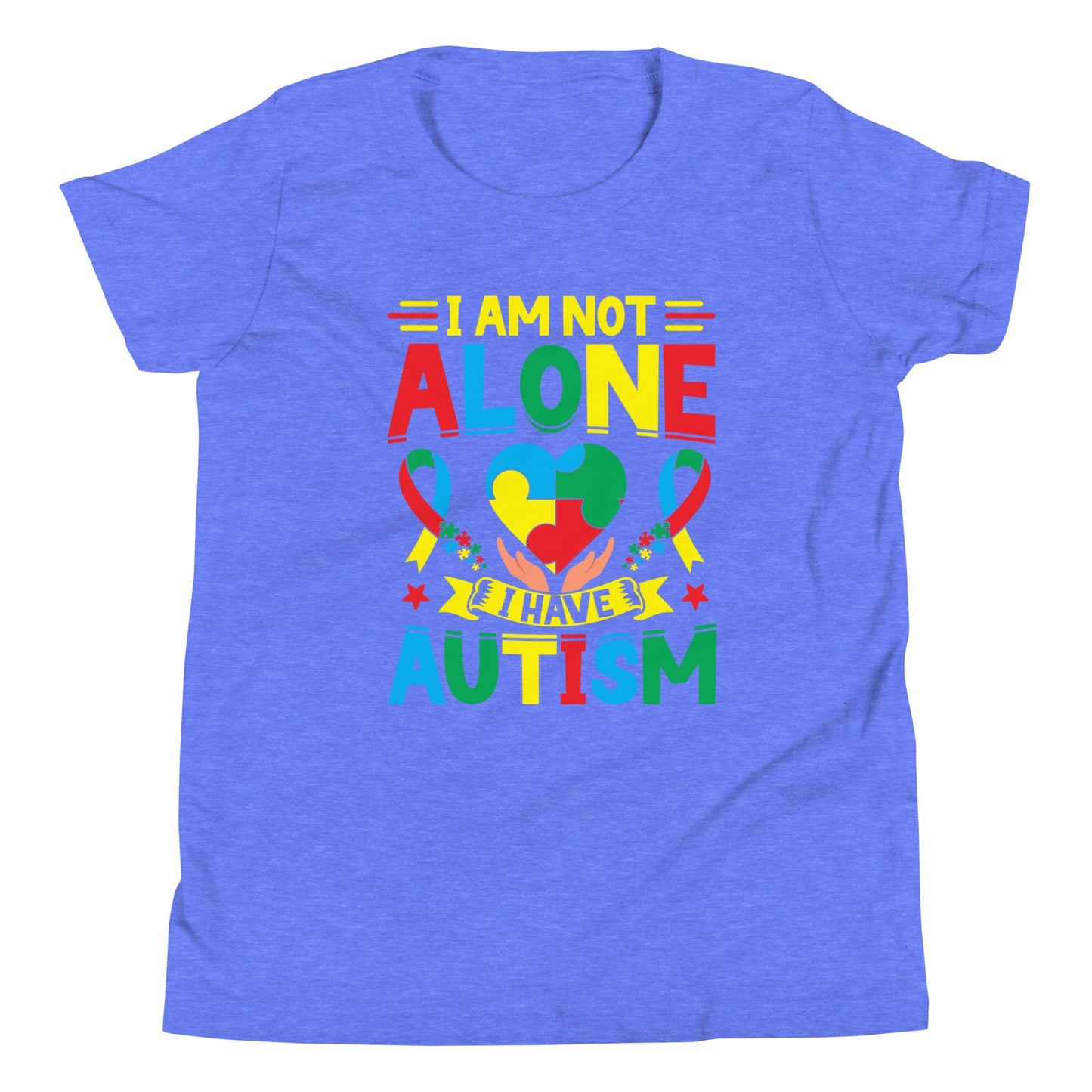 Autism Acceptance Together Quality Cotton Bella Canvas Youth T-Shirt