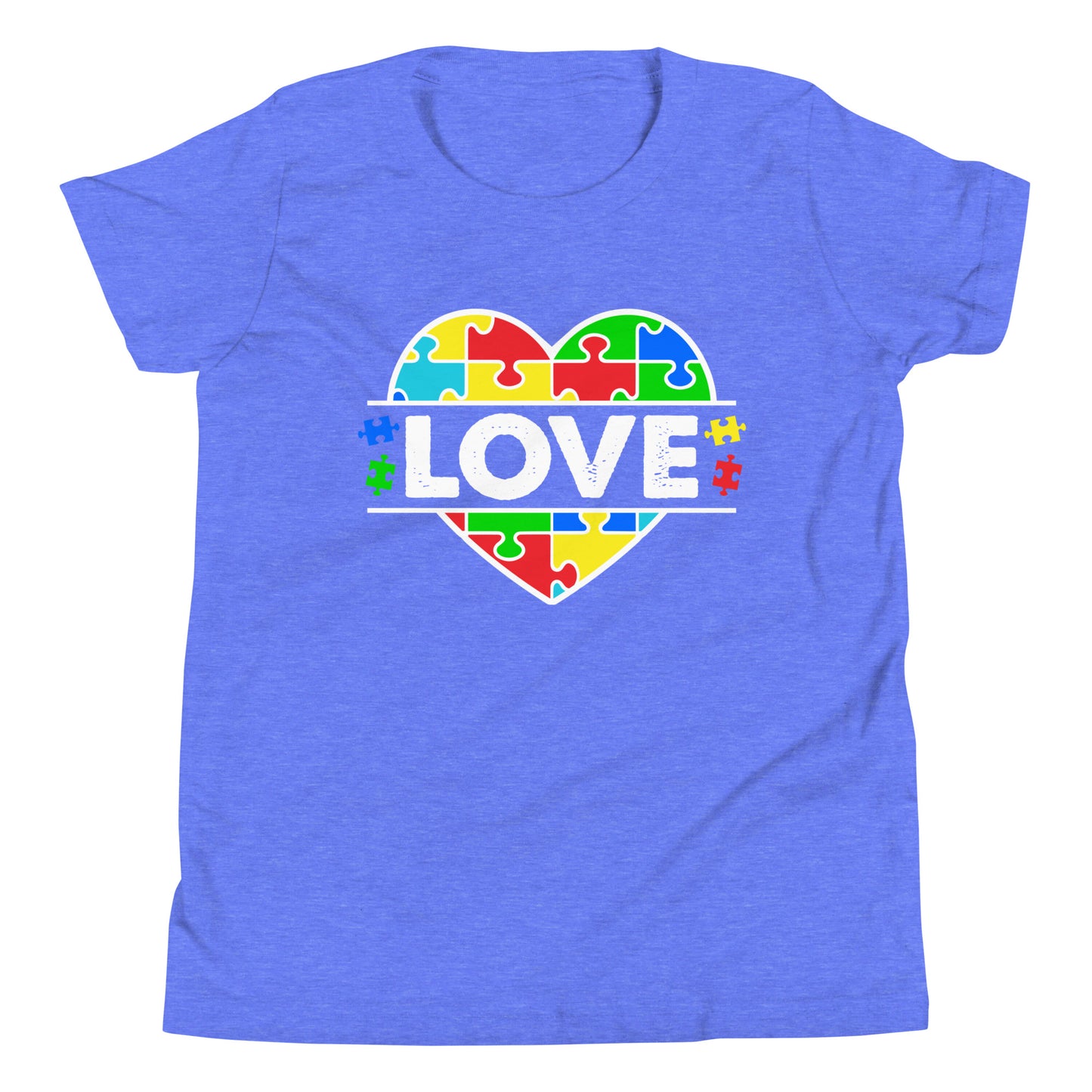 Autism Acceptance Together Quality Cotton Bella Canvas Youth T-Shirt