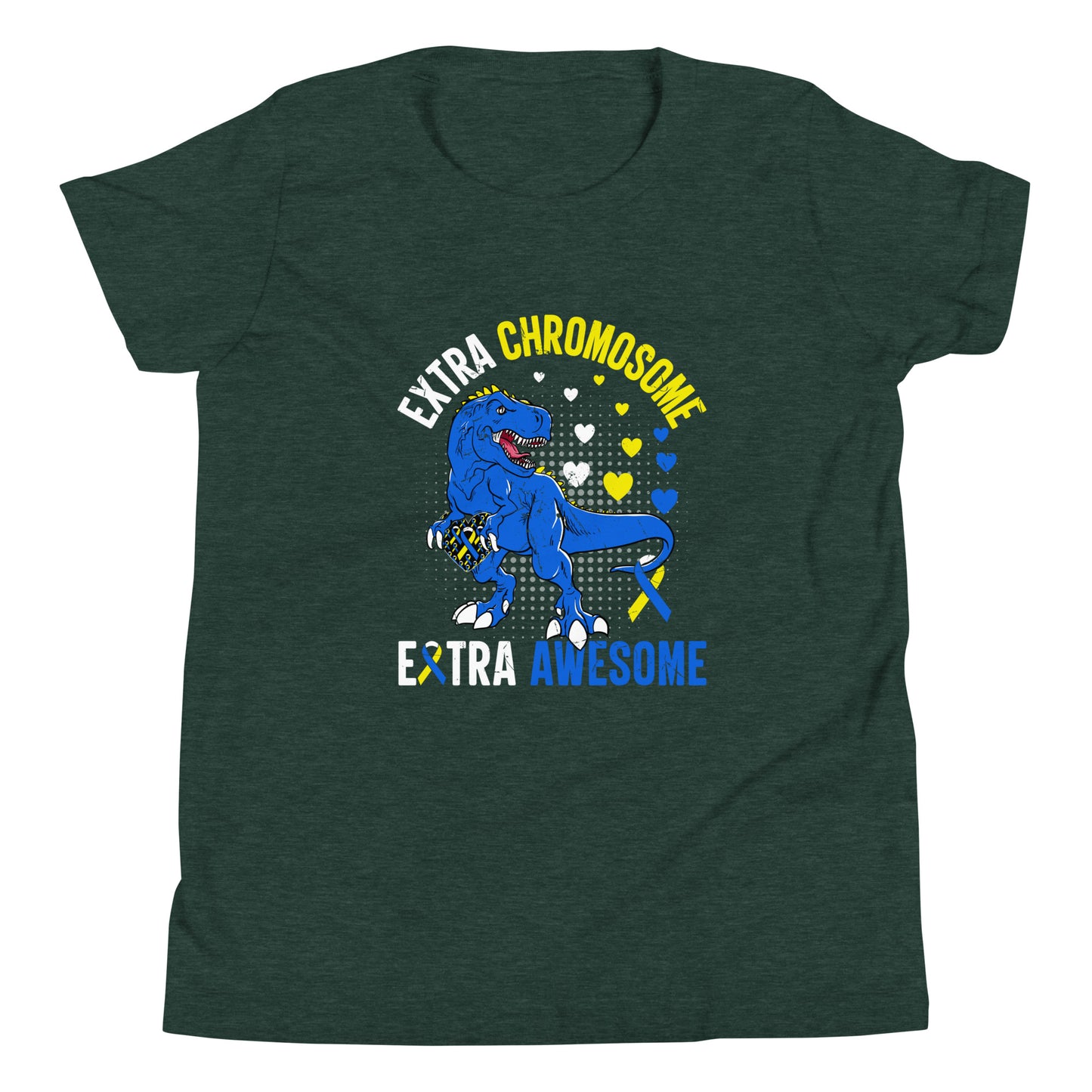 Down Syndrome Awareness Quality Cotton Bella Canvas Youth T-Shirt