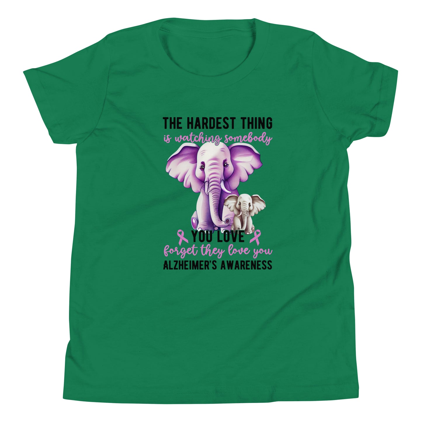 Alzheimer's Awareness Quality Cotton Bella Canvas Youth T-Shirt