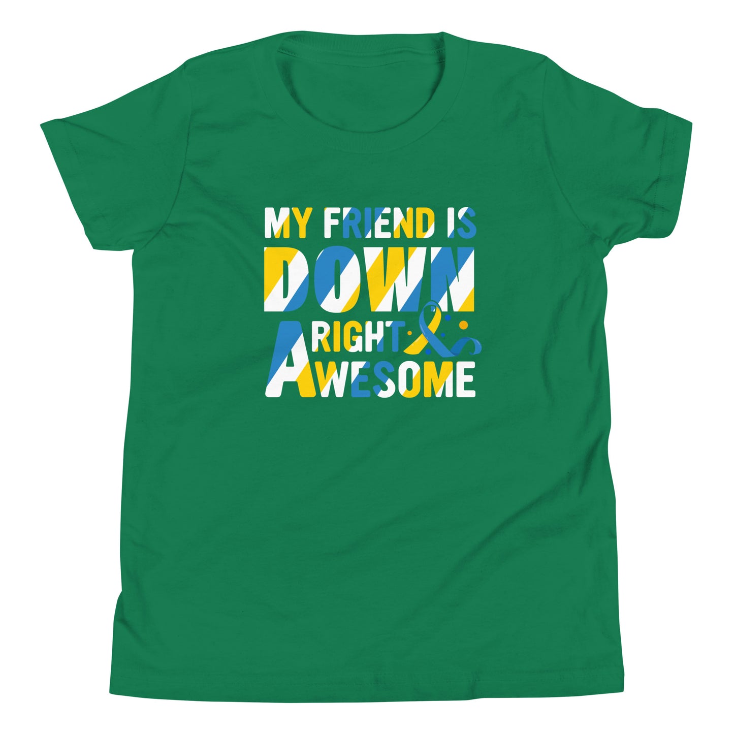Down Syndrome Awareness Quality Cotton Bella Canvas Youth T-Shirt