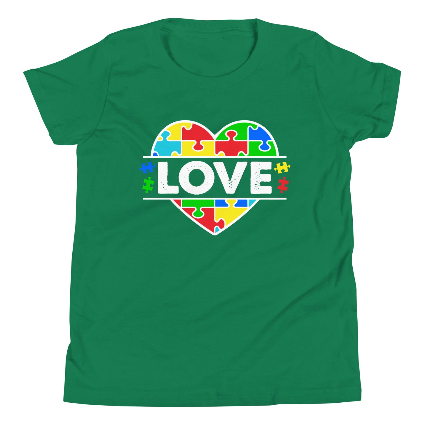 Autism Acceptance Together Quality Cotton Bella Canvas Youth T-Shirt