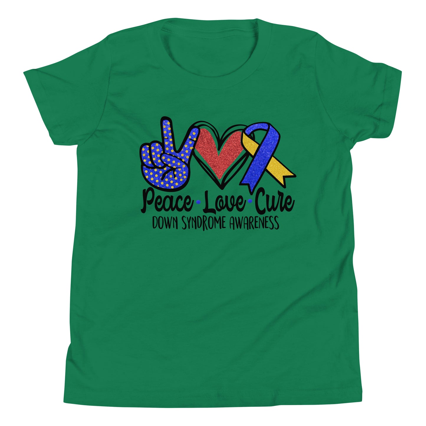 Down Syndrome Awareness Quality Cotton Bella Canvas Youth T-Shirt