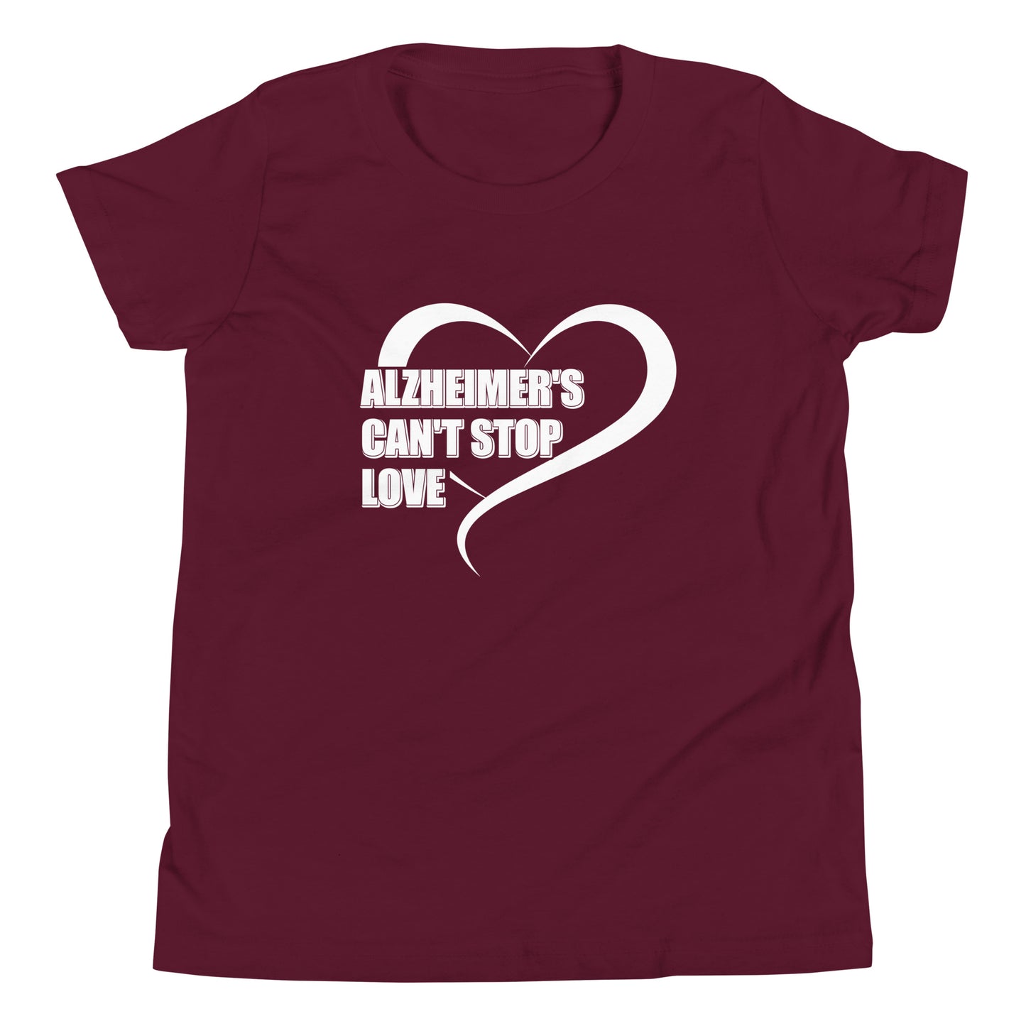 Alzheimer's Awareness Quality Cotton Bella Canvas Youth T-Shirt