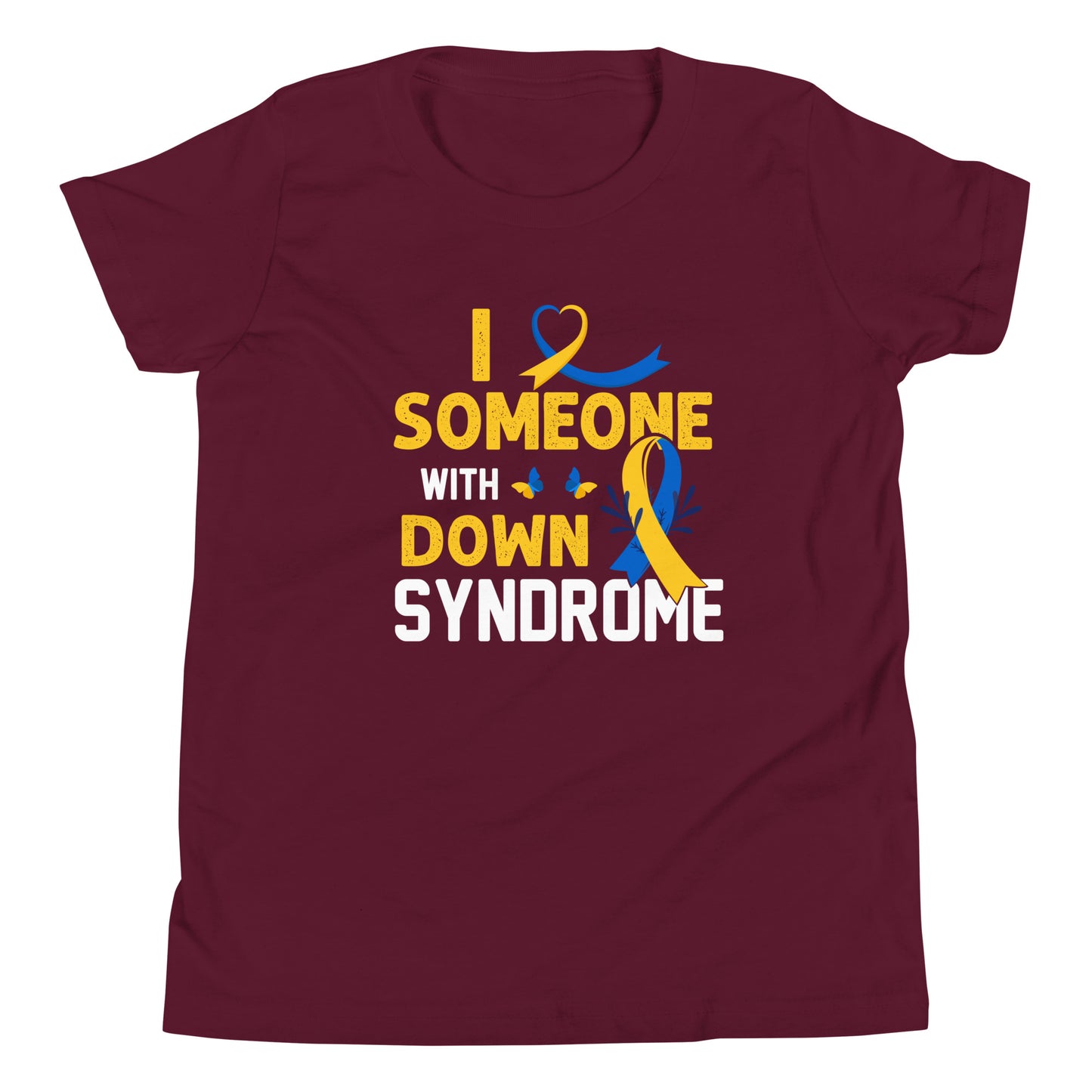 Down Syndrome Awareness Quality Cotton Bella Canvas Youth T-Shirt