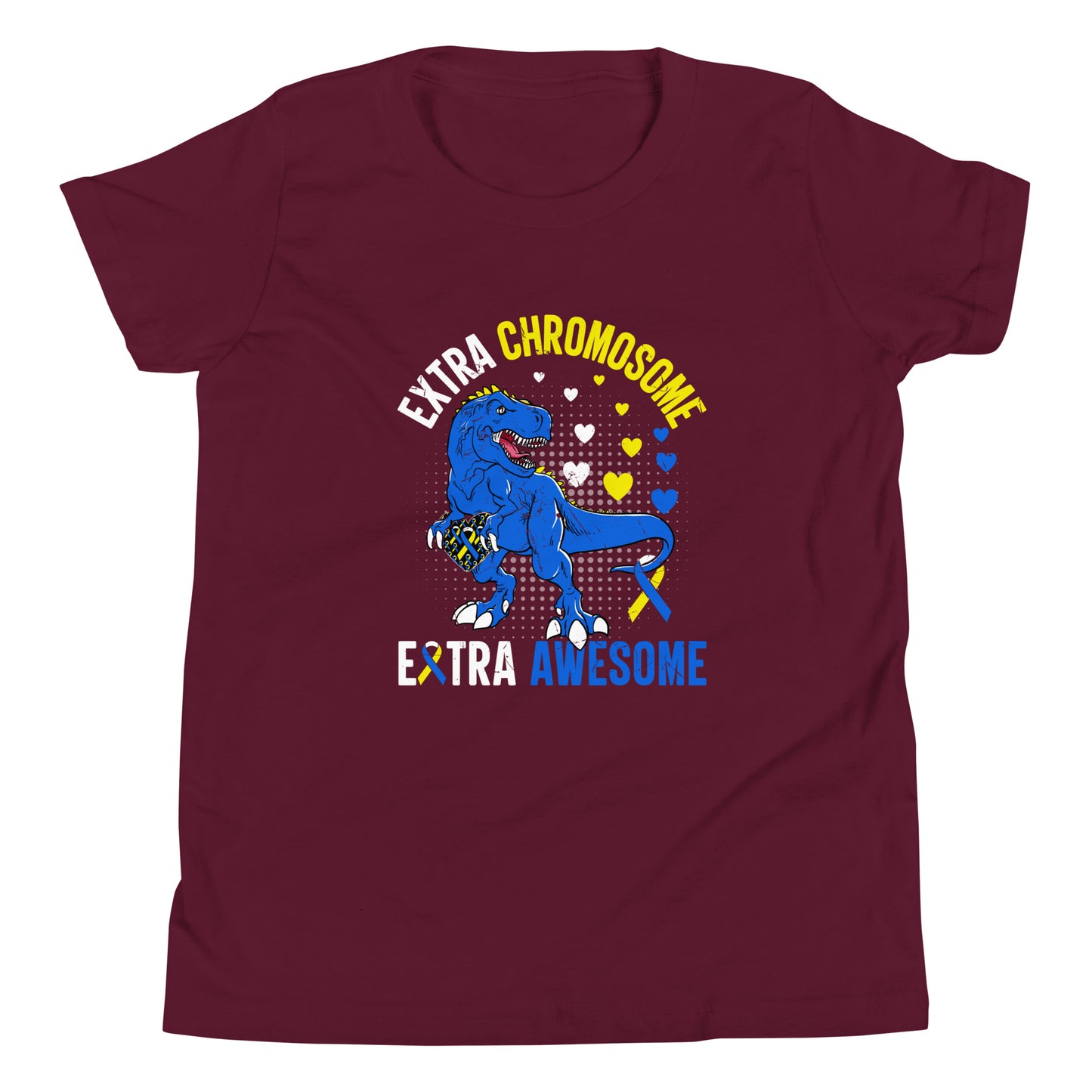 Down Syndrome Awareness Quality Cotton Bella Canvas Youth T-Shirt