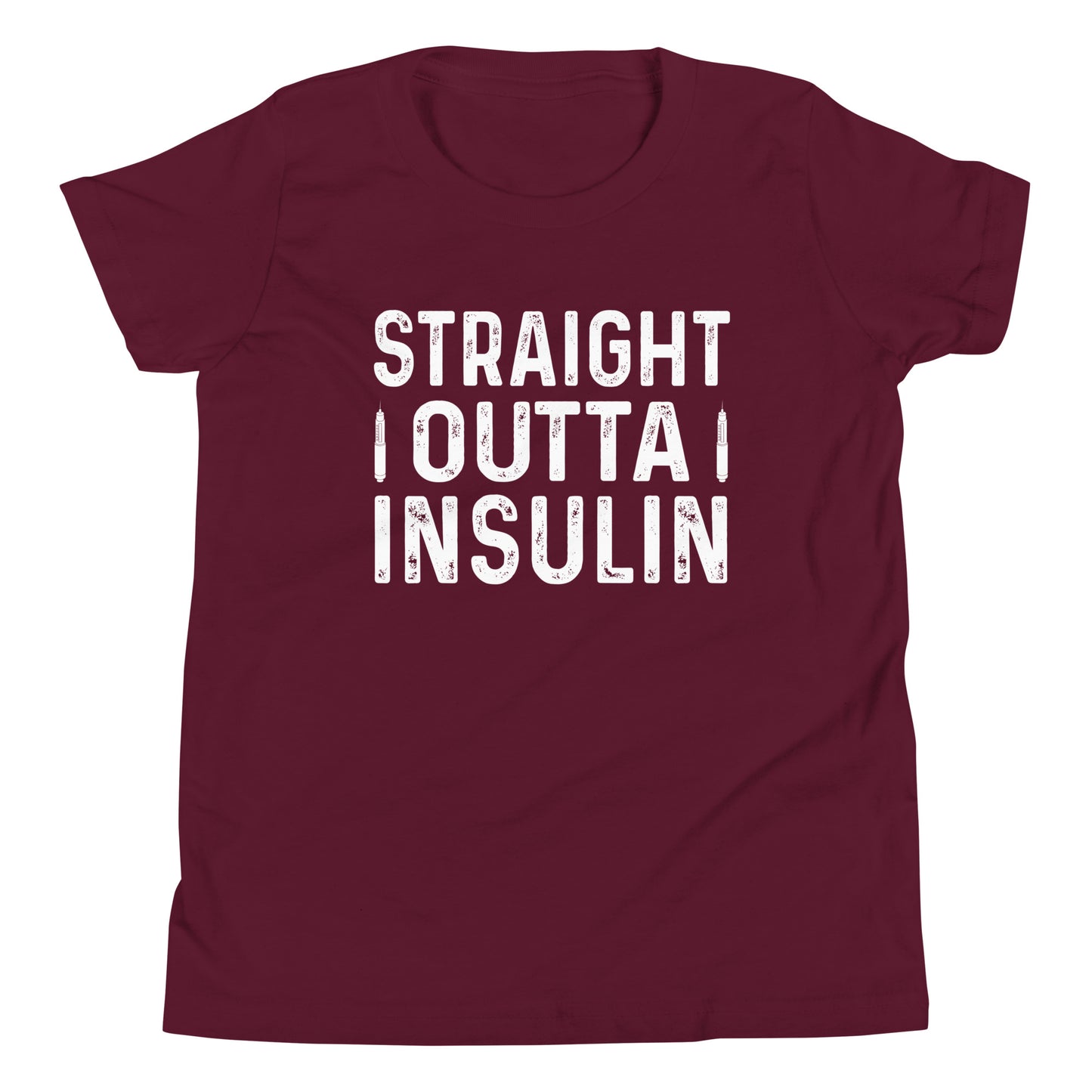 Diabetes Awareness Quality Cotton Bella Canvas Youth T-Shirt