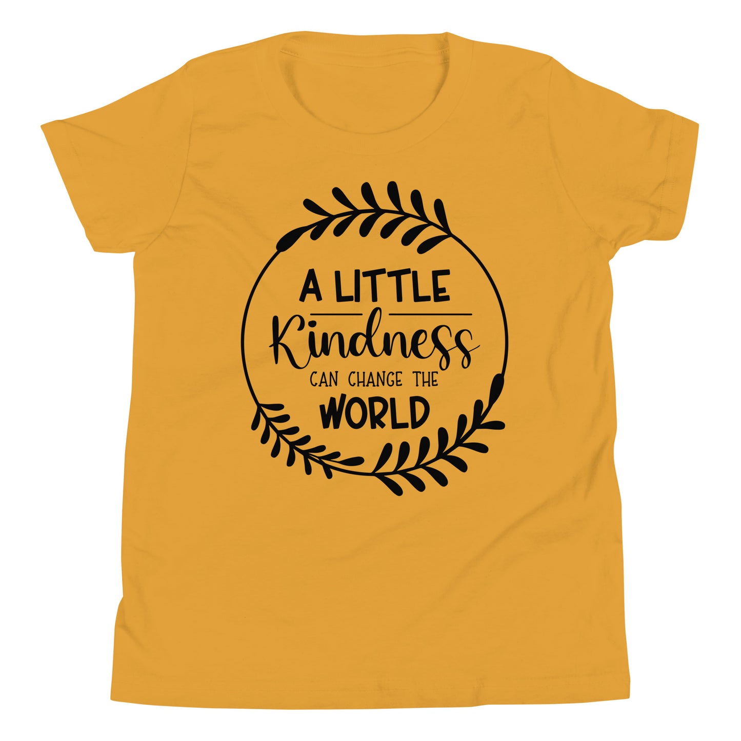 Kindness Can Change The World Quality Cotton Bella Canvas Youth T-Shirt
