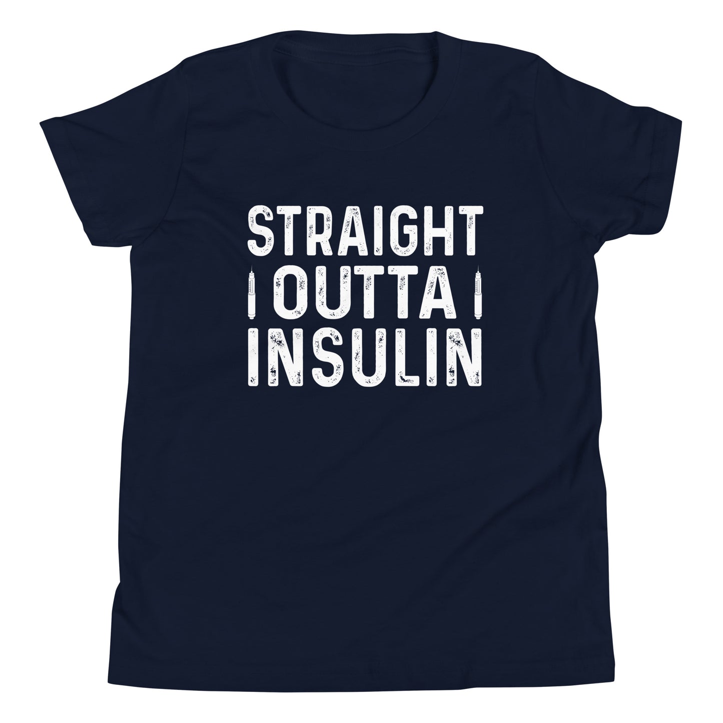 Diabetes Awareness Quality Cotton Bella Canvas Youth T-Shirt