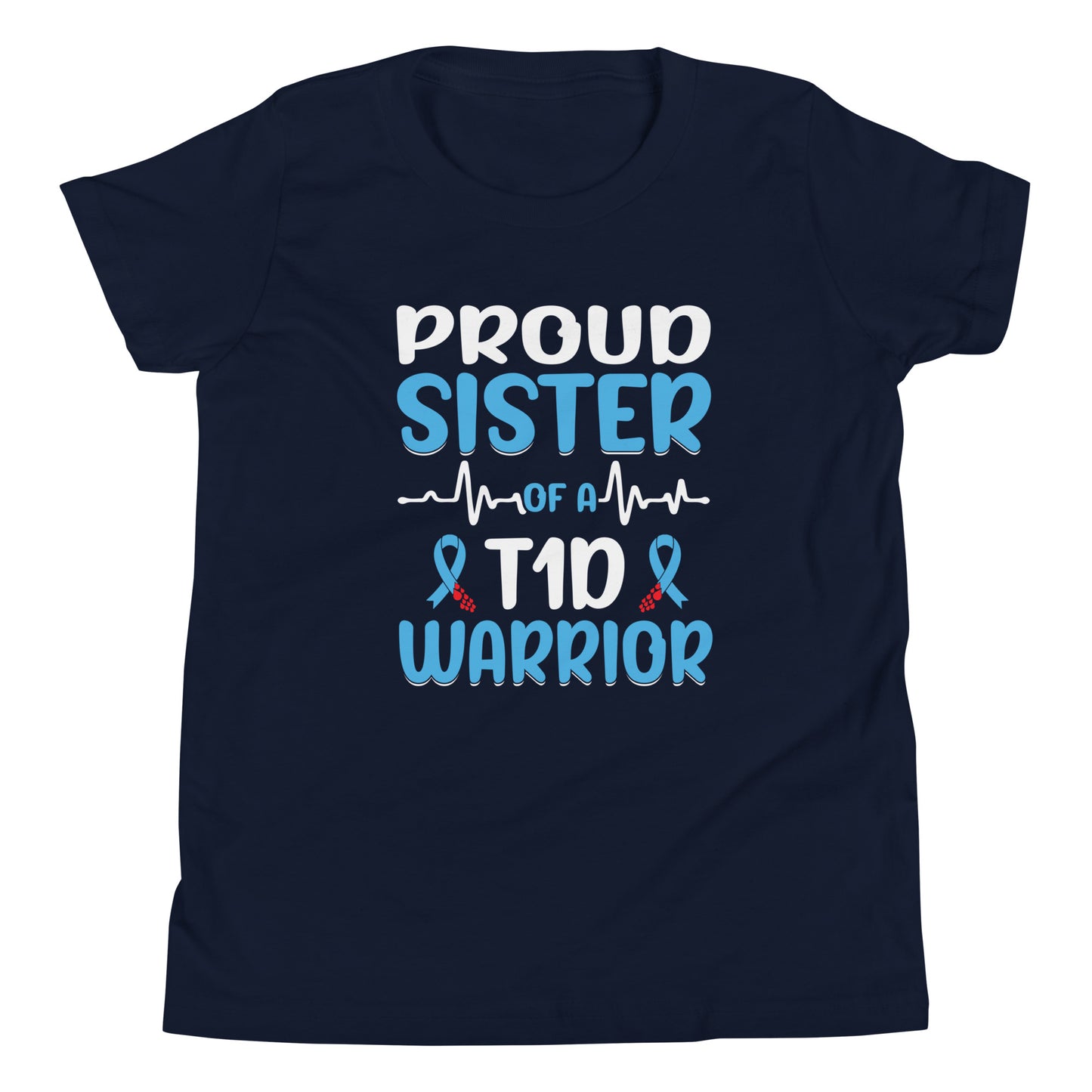 Diabetes Awareness Quality Cotton Bella Canvas Youth T-Shirt