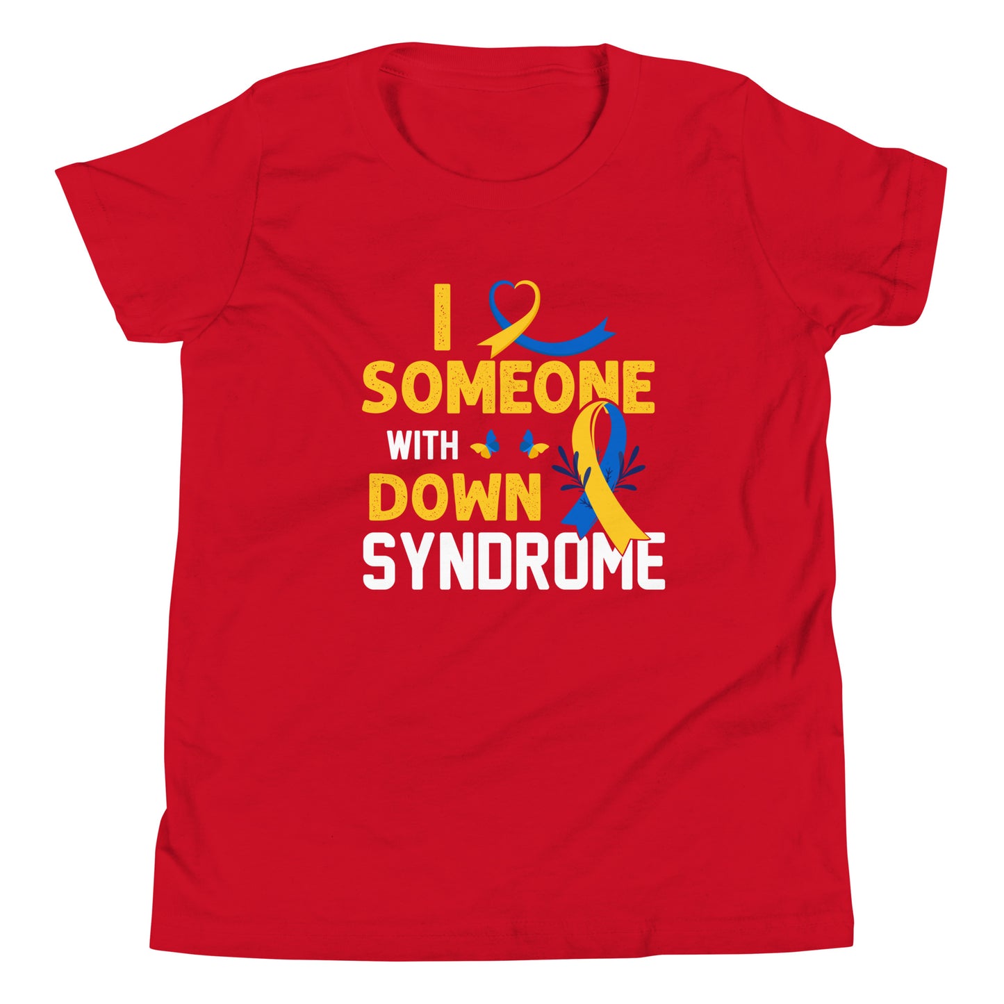 Down Syndrome Awareness Quality Cotton Bella Canvas Youth T-Shirt
