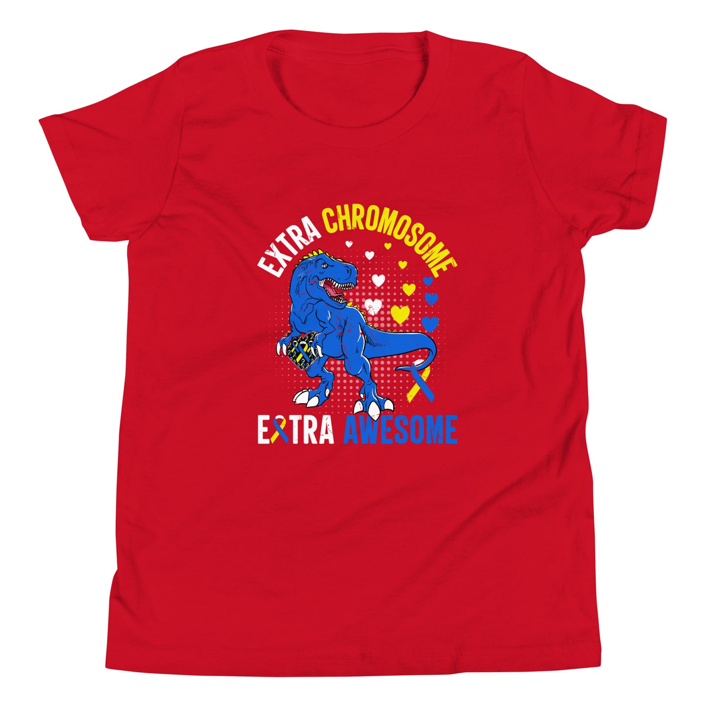 Down Syndrome Awareness Quality Cotton Bella Canvas Youth T-Shirt