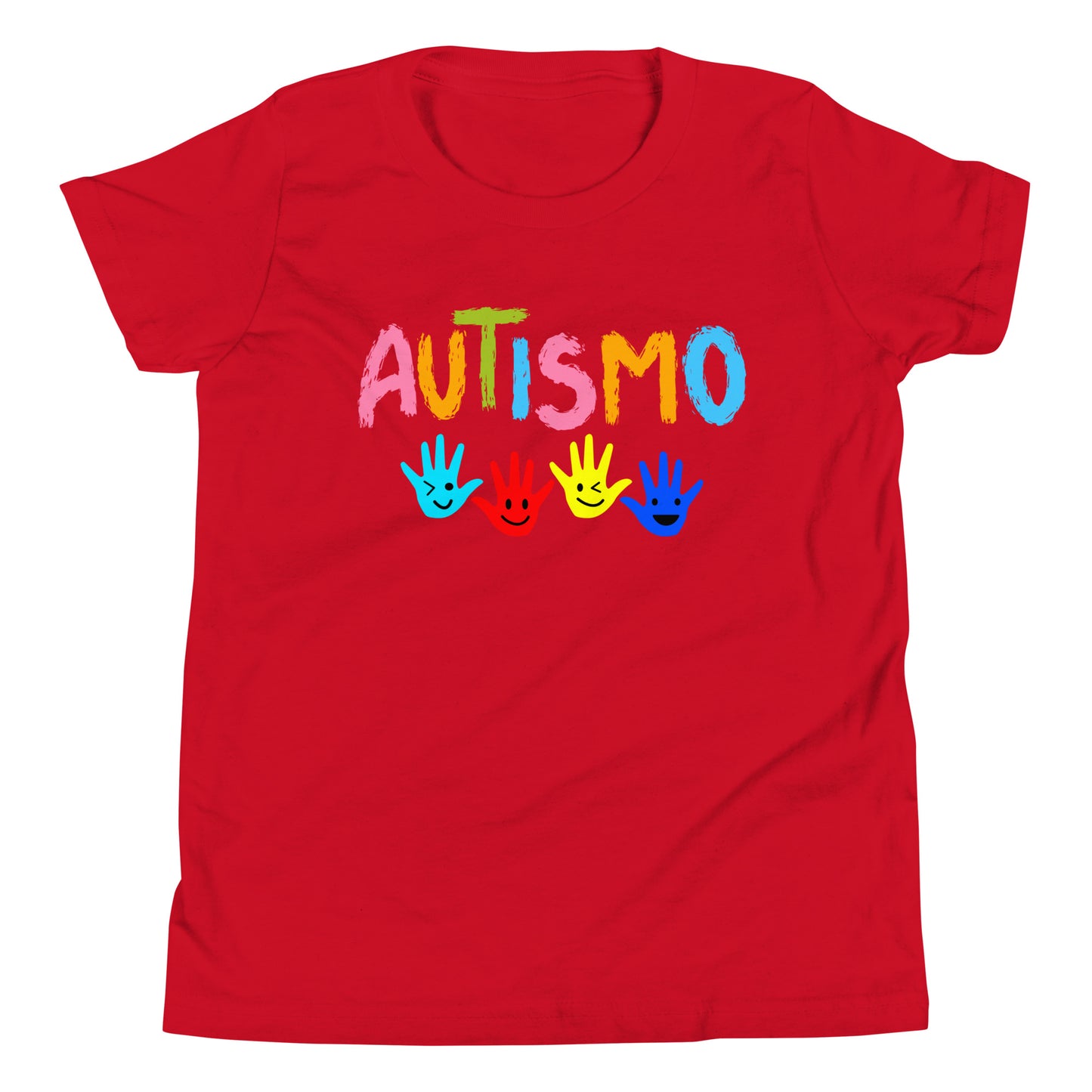 Autism Acceptance Together Quality Cotton Bella Canvas Youth T-Shirt