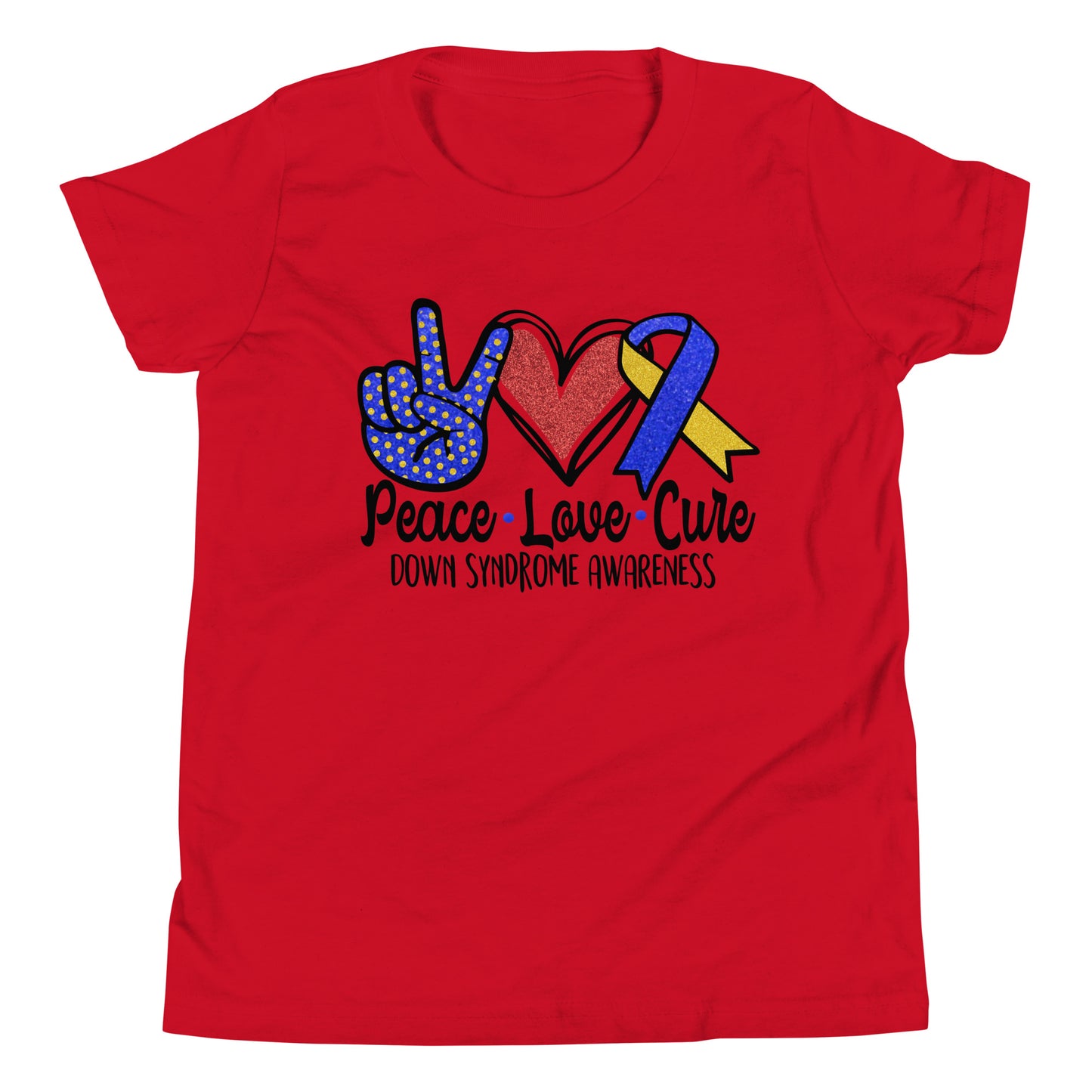 Down Syndrome Awareness Quality Cotton Bella Canvas Youth T-Shirt