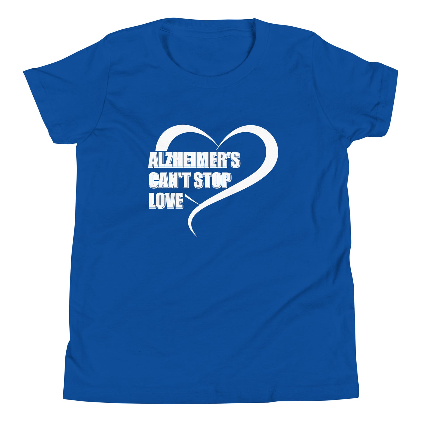 Alzheimer's Awareness Quality Cotton Bella Canvas Youth T-Shirt