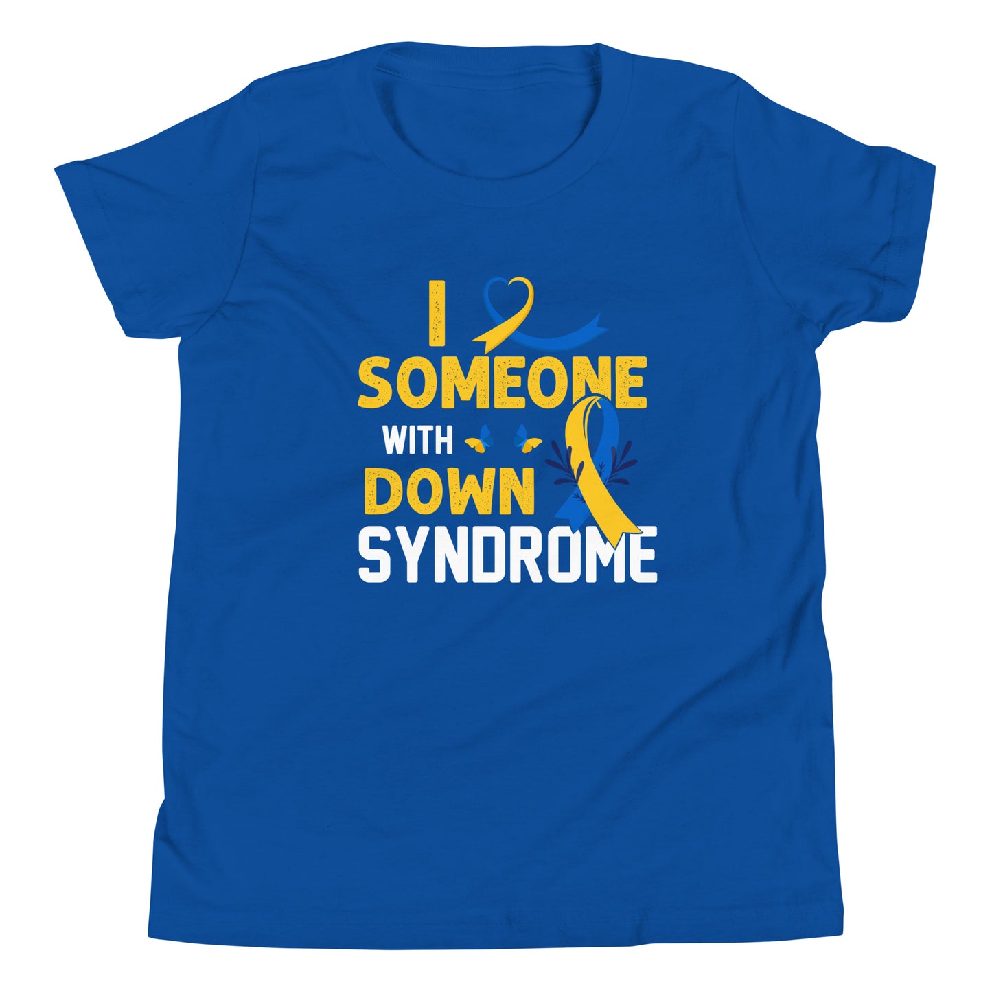 Down Syndrome Awareness Quality Cotton Bella Canvas Youth T-Shirt
