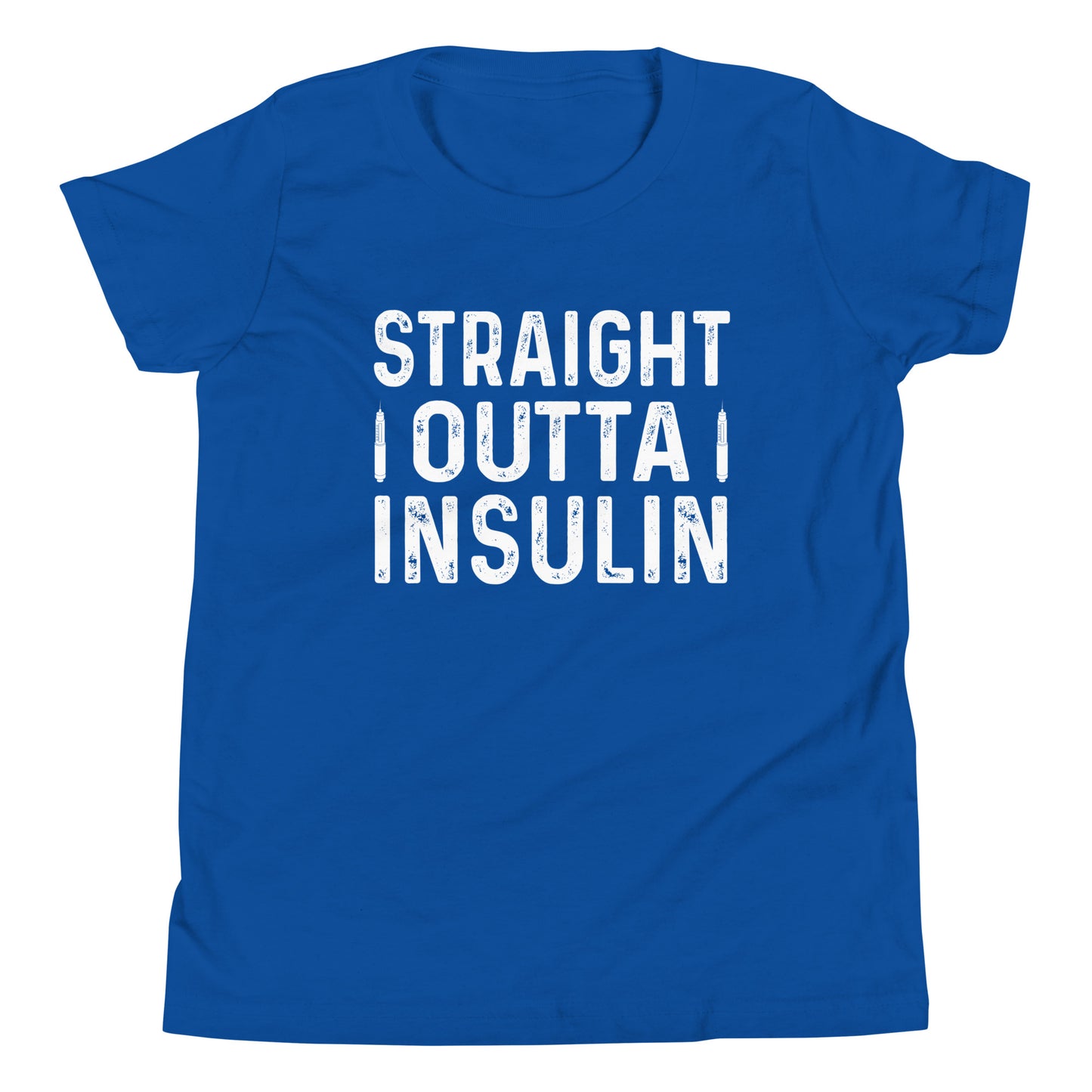 Diabetes Awareness Quality Cotton Bella Canvas Youth T-Shirt