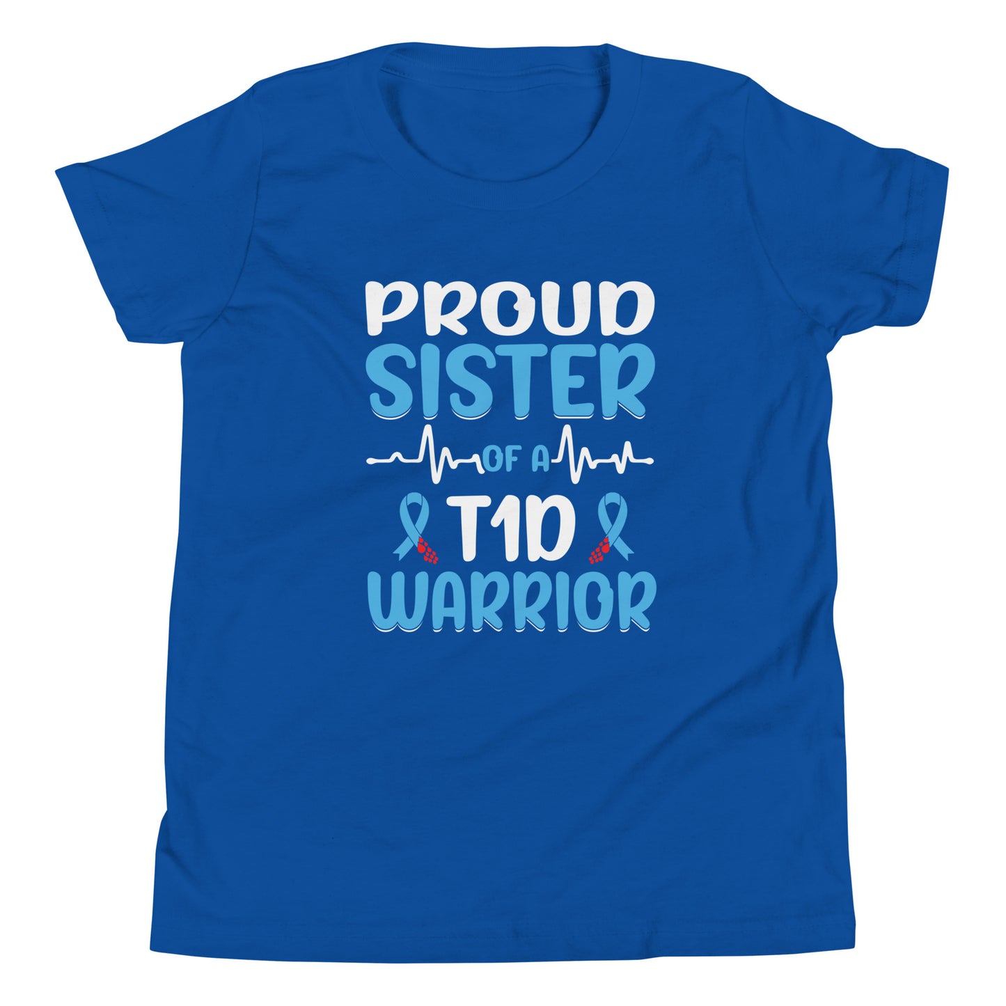 Diabetes Awareness Quality Cotton Bella Canvas Youth T-Shirt