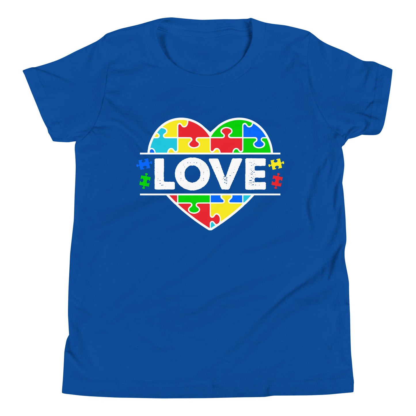 Autism Acceptance Together Quality Cotton Bella Canvas Youth T-Shirt