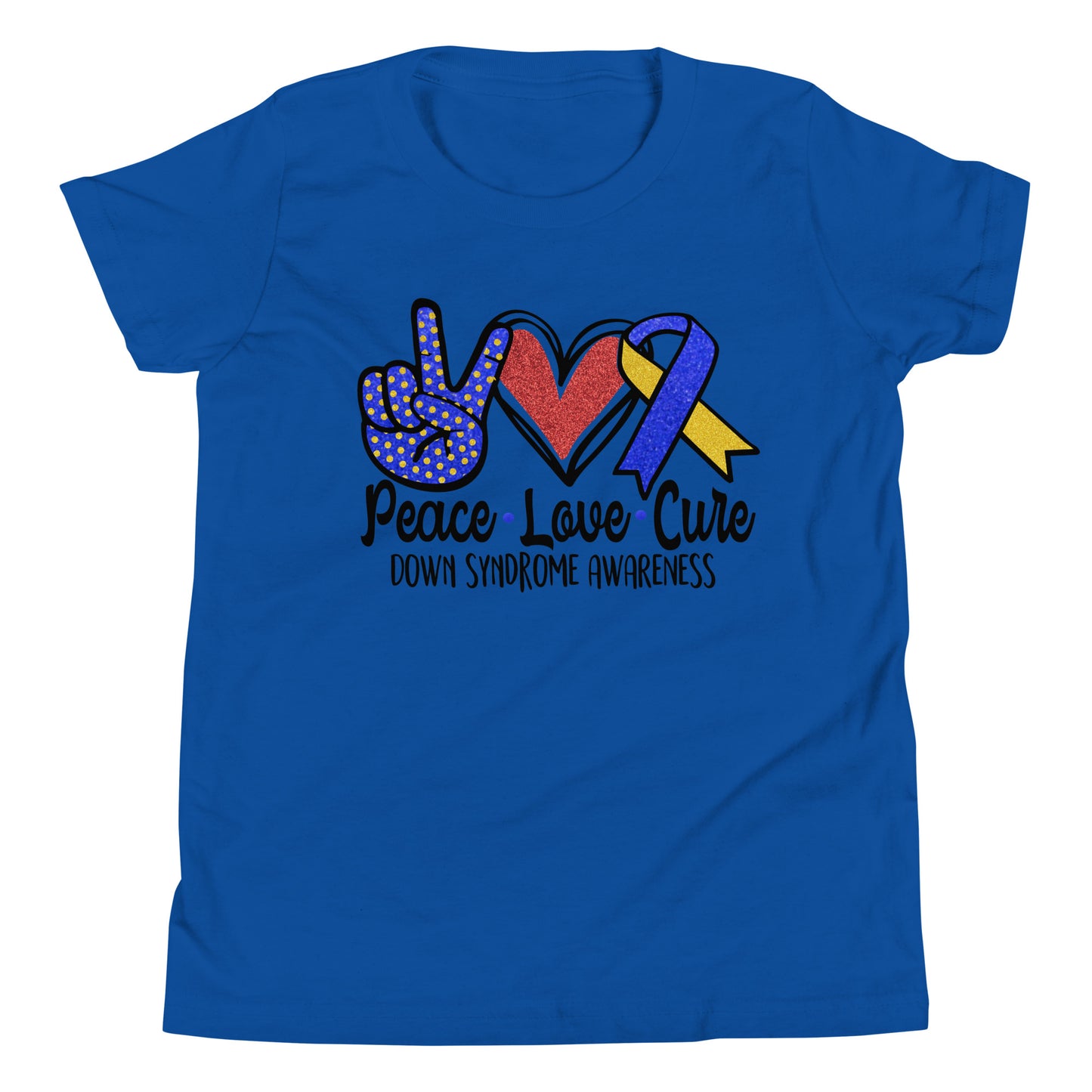 Down Syndrome Awareness Quality Cotton Bella Canvas Youth T-Shirt
