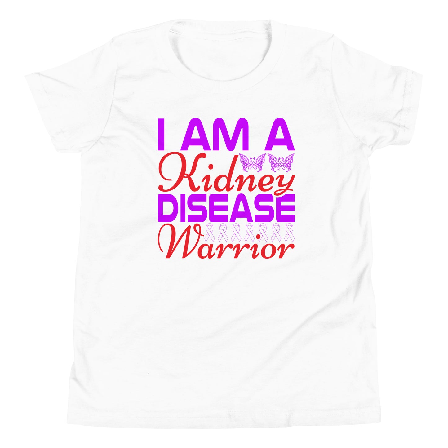 Kidney Awareness Quality Cotton Bella Canvas Youth T-Shirt