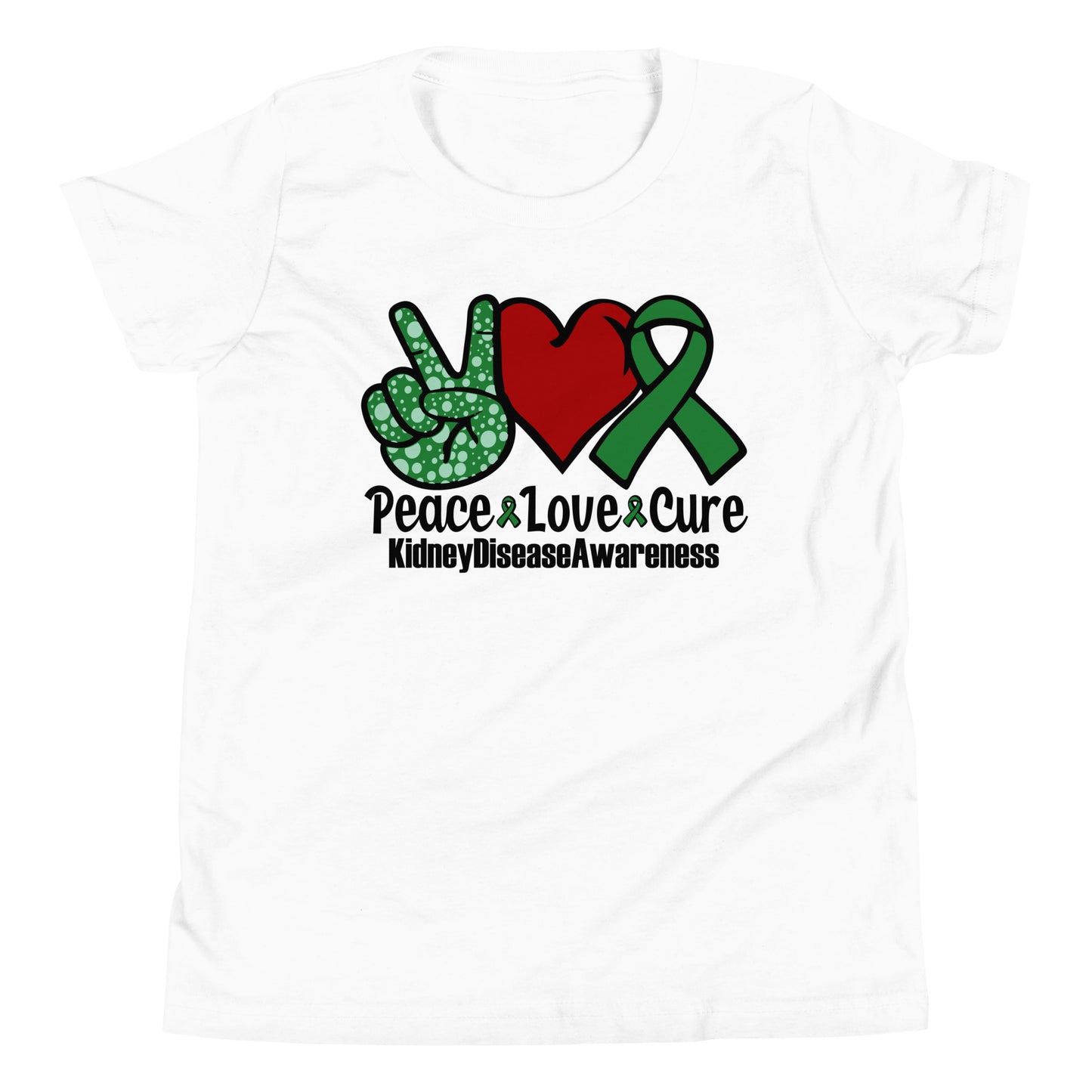 Kidney Awareness Quality Cotton Bella Canvas Youth T-Shirt