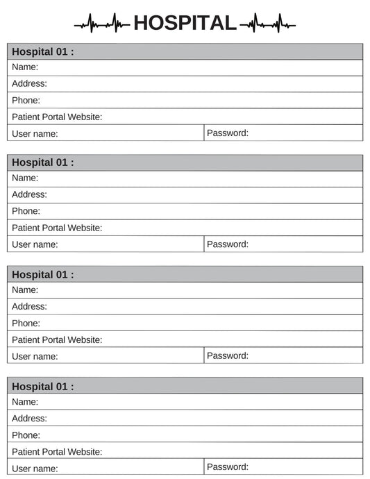 Hospital Information Sheet