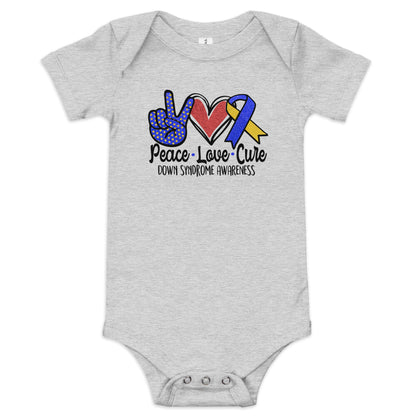 Down Syndrome Awareness Quality Cotton Bella Canvas Baby Onesie