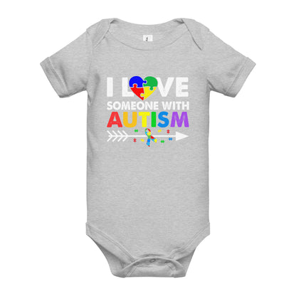 Autism Acceptance Together Quality Cotton Bella Canvas Baby Onesie