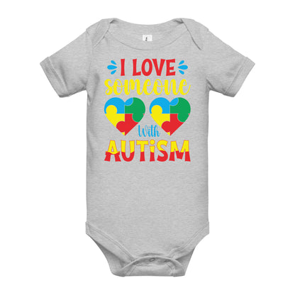 Autism Acceptance Together Quality Cotton Bella Canvas Baby Onesie