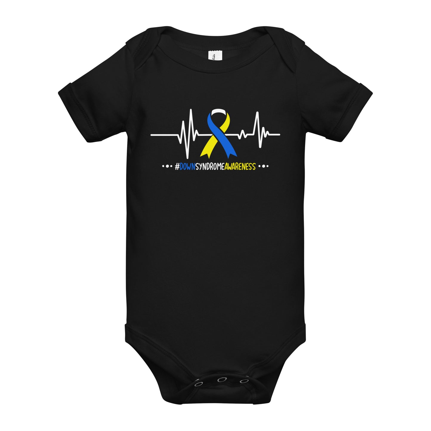 Down Syndrome Awareness Quality Cotton Bella Canvas Baby Onesie