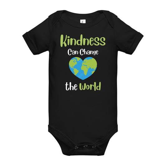 Kindness Can Change the World Quality Cotton Bella Canvas Baby Onesie