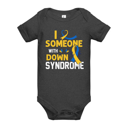 Down Syndrome Awareness Quality Cotton Bella Canvas Baby Onesie