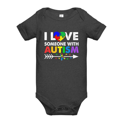 Autism Acceptance Together Quality Cotton Bella Canvas Baby Onesie