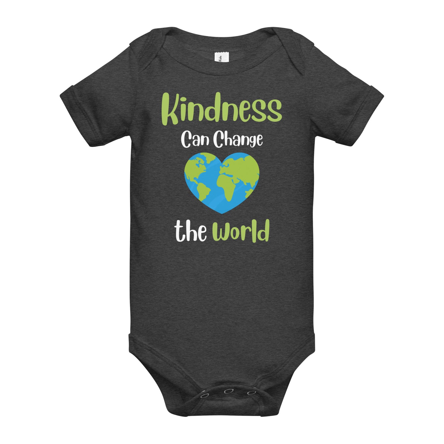 Kindness Can Change the World Quality Cotton Bella Canvas Baby Onesie