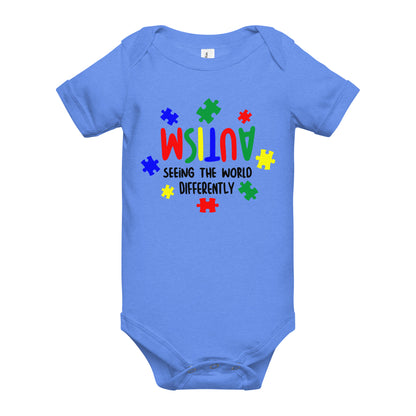 Autism Acceptance Together Quality Cotton Bella Canvas Baby Onesie