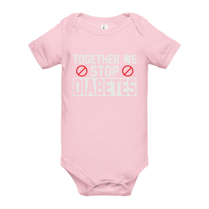 Diabetes Awareness Quality Cotton Bella Canvas Baby Onesie