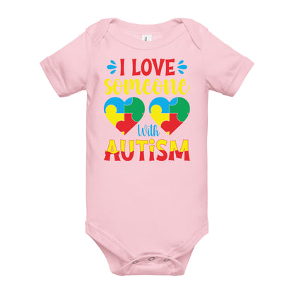 Autism Acceptance Together Quality Cotton Bella Canvas Baby Onesie