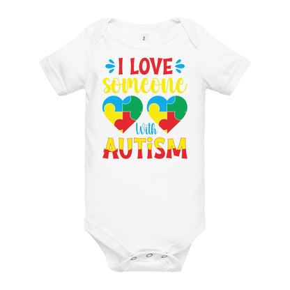 Autism Acceptance Together Quality Cotton Bella Canvas Baby Onesie