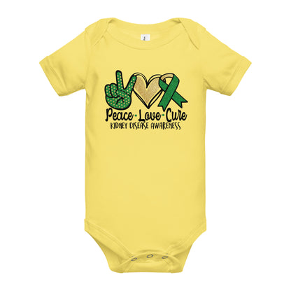 Kidney Awareness Quality Cotton Bella Canvas Baby Onesie