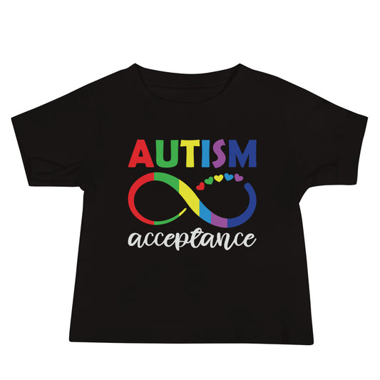 Autism Acceptance Together Quality Cotton Bella Canvas Baby T-Shirt