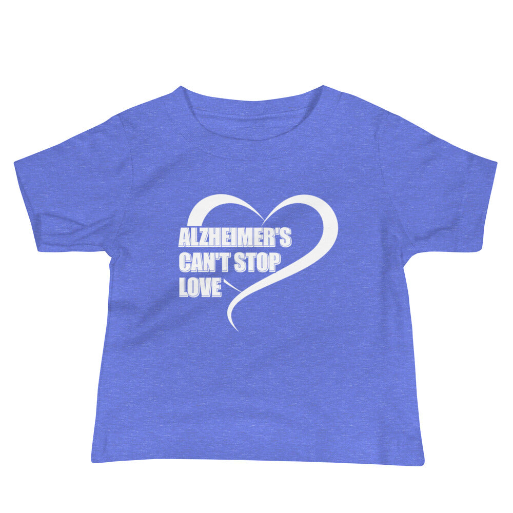 Alzheimer's Awareness Quality Cotton Bella Canvas Baby T-Shirt