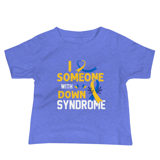 Down Syndrome Awareness Quality Cotton Bella Canvas Baby T-Shirt