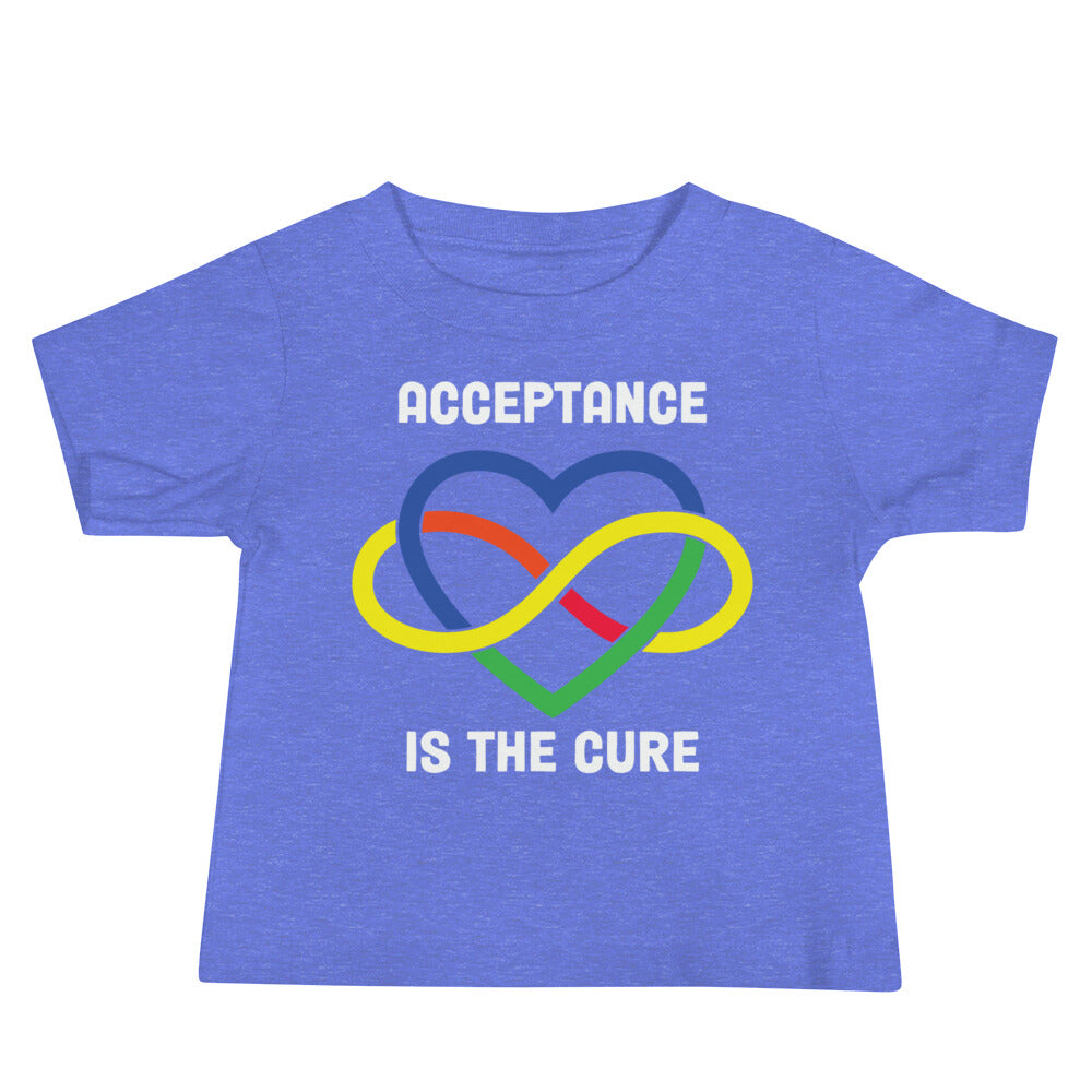 Autism Acceptance Together Quality Cotton Bella Canvas Baby T-Shirt