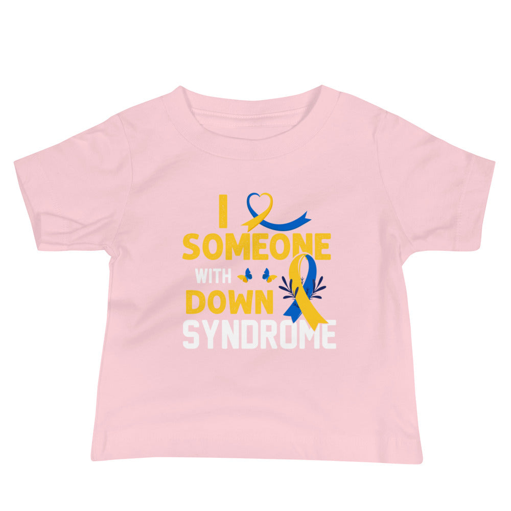 Down Syndrome Awareness Quality Cotton Bella Canvas Baby T-Shirt